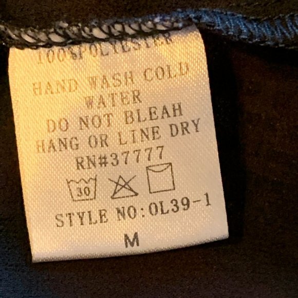 Renee C Womens Blouse Black Textured Short Sleeves - Picture 5 of 6